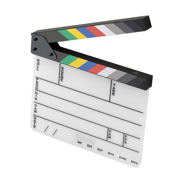 Camera Accessory: Production Slate (Film Clapperboard)